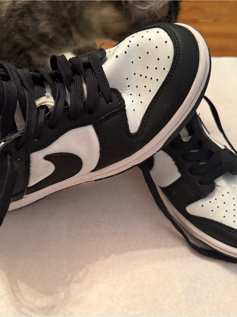 Nike Dunk Low Retro White Black DD1503-101 Men’s Size 8
